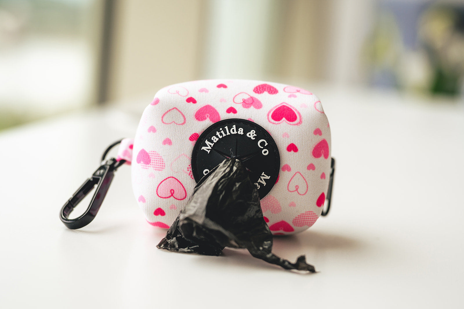 My heart belongs to you' Poop Bag Holder image 1