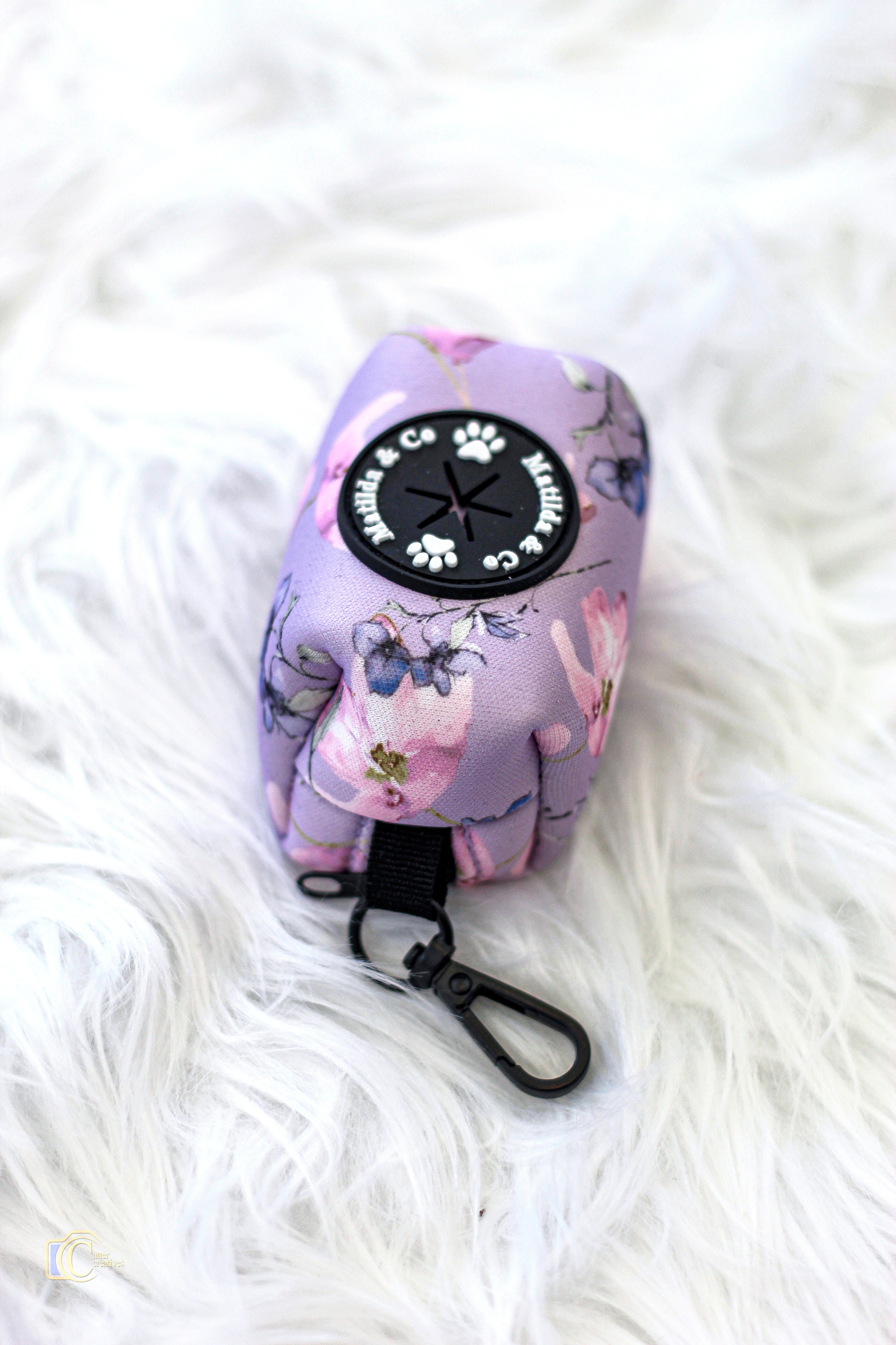"Lilac Blossom" Poop Bag Holder image 1