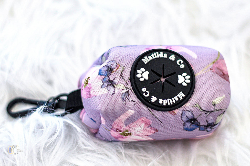 "Lilac Blossom" Poop Bag Holder image 0